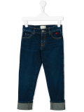 turn up hems jeans 