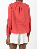 band collar shirt