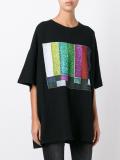 oversized printed front T-shirt