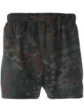 camouflage print short