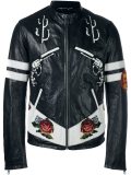 Western leather jacket