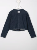 bow detail denim jacket 