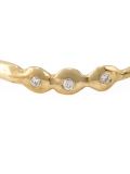 nugget hoop diamond earrings