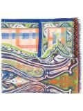 abstract print scarf