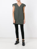 panelled mini dress