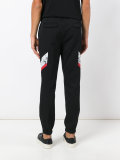 contrast panel track pants 