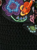 embroidered one shoulder top