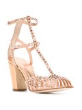 embellished stud sandals 