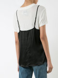 double-layered T-shirt camisole
