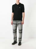 plaid tailored trousers