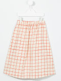 checked skirt 