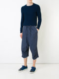 dropped crotch track pants