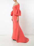faille evening gown 