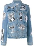 Fashion Tour补丁牛仔夹克