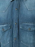chest pockets denim shirt