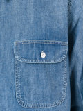 chest pockets denim shirt