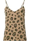 leopard printed cami top 