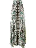 floral print maxi skirt