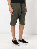 drawstring track shorts