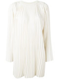 pleated dress
