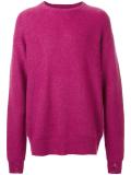 mohair crew neck jumper