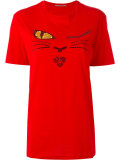 crystal face T-shirt