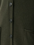 ribbed trim cardigan 