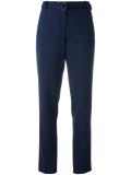 slim-fit tailored trousers