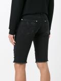 shredded trim shorts  