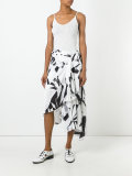 printed crumpled skirt 