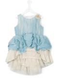 tulle ruffled dress