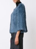 furry cropped jacket