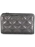 matelassé compact wallet