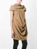 draped knitted top