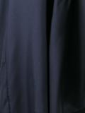 asymmetric sleeve draped blouse