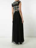 floral embroidered shift dress