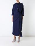 tie front maxi dress