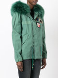 furry trim jacket 
