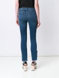 distressed raw hem jeans