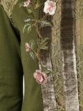 embroidered front dress