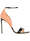 bicolour sandals 