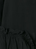 ruffle trim asymmetric hem shirt