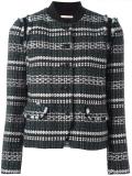jacquard cropped jacket