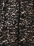 V-neck fitted lace dress
