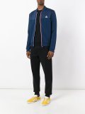 striped zip sweatshirt