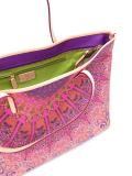 scarf print tote bag