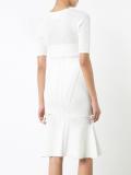 lace-up front dress
