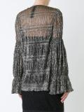 'Ave Maria' ruched blouse