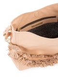 pompom strap shoulder bag