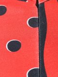 multi print collared dress